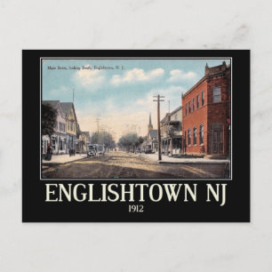 Englisch, New Jersey, Vintag Postkarte