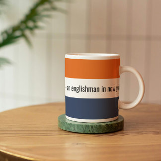 Englisch New York Zitat personalisierte Mug Kaffeetasse
