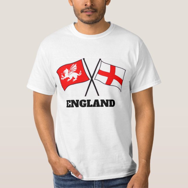 Englisch Patriot T-Shirt (St. George's Day) (Vorderseite)