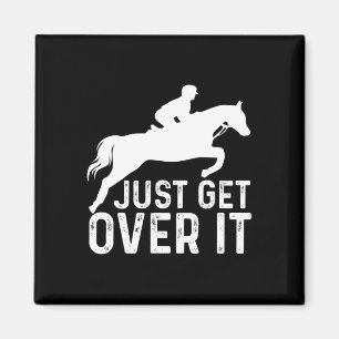 Englisch Pferdereiten Jumper Jumper Girl Horseback Magnet