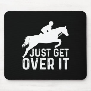 Englisch Pferdereiten Jumper Jumper Girl Horseback Mousepad