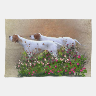 Englisch Pointer Tapestry Poster Triptych Acrylic Geschirrtuch