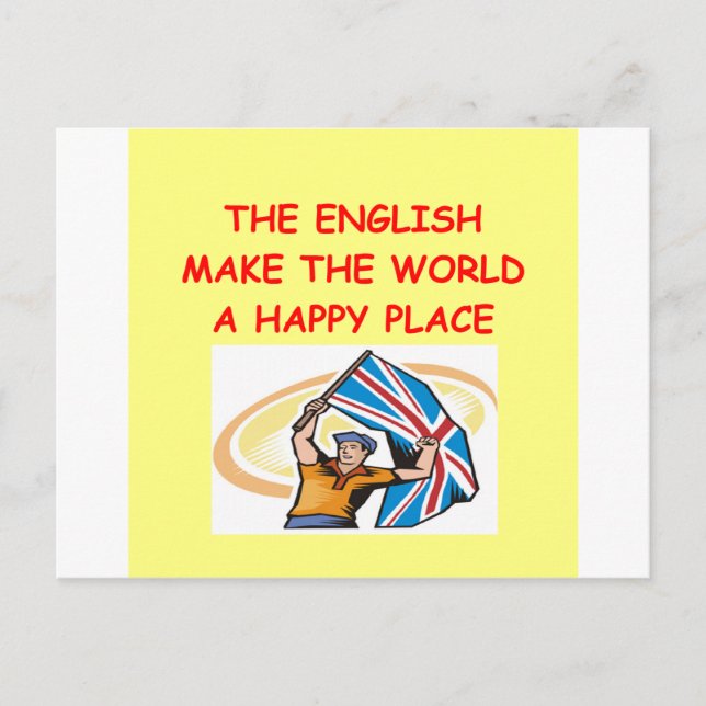 Englisch Postkarte (Vorderseite)