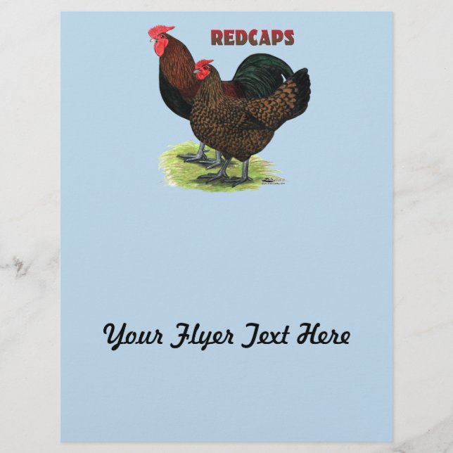 Englisch Redcaps Flyer (Vorne)