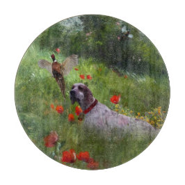 Englisch Setter, Fasanierjagd Schneidebrett