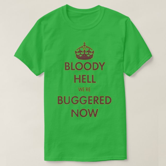 Englisch Slang T-Shirt (Design vorne)