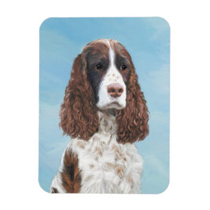 Englisch Springer Spaniel Malerei Originale Hunde Magnet