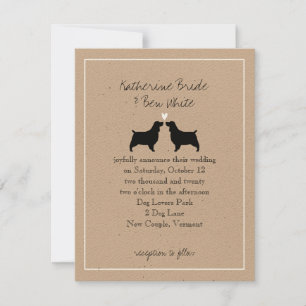 Englisch Springer Spaniels Hochzeitseinladung Einladung