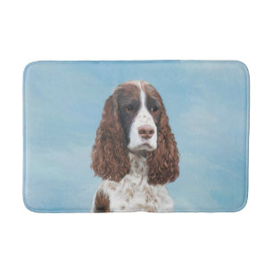 Englisch Springer Spanisch Malerei Original Dog Ar Badematte