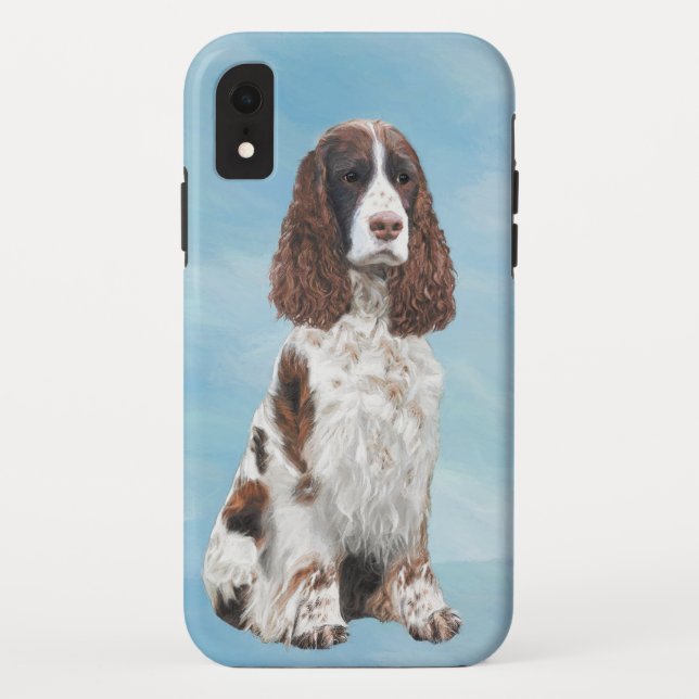 Englisch Springer Spanisch Malerei Original Dog Ar Case-Mate iPhone Hülle (Rückseite)