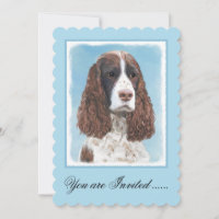Englisch Springer Spanisch Malerei Original Dog Ar