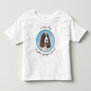 Englisch Springer Spanisch Malerei Original Dog Ar Kleinkind T-shirt