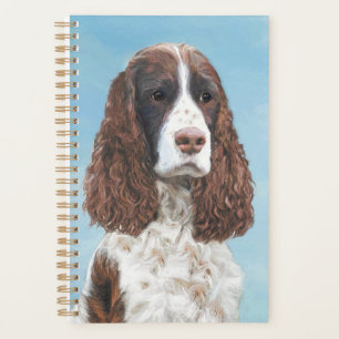 Englisch Springer Spanisch Malerei Original Dog Ar Planer