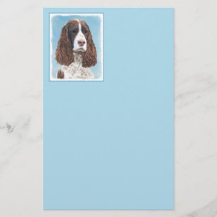 Englisch Springer Spanisch Malerei Original Hund K Briefpapier