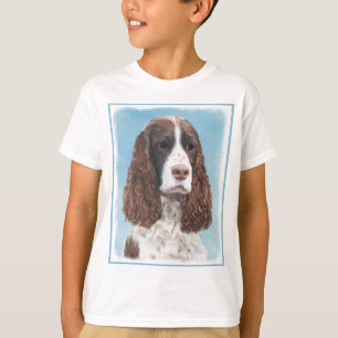 Englisch Springer Spanisch Malerei Original Hund K T-Shirt