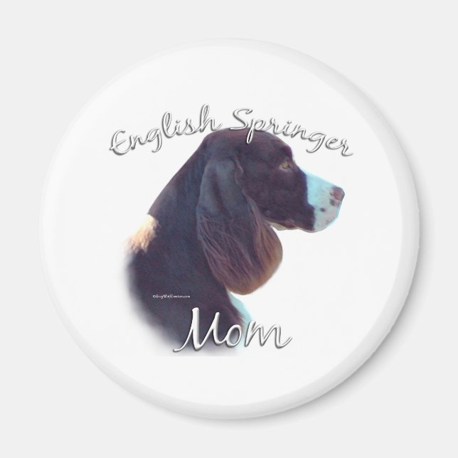 Englisch Springer Spanisch Mama 2 Magnet (Vorne)