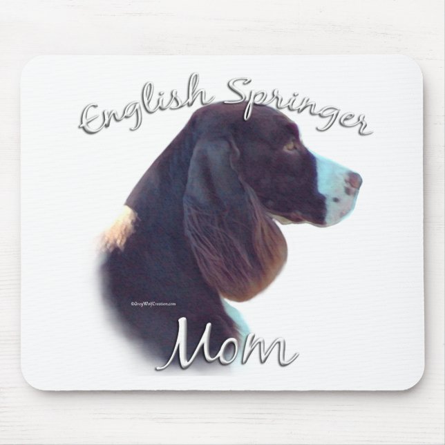 Englisch Springer Spanisch Mama 2 Mousepad (Vorne)