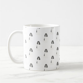 Englisch Springer Spanisch (Schwarz & Weiß) Kaffeetasse