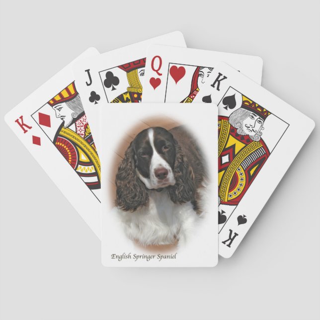 Englisch Springer Spanisch Spielkarten (Rückseite)