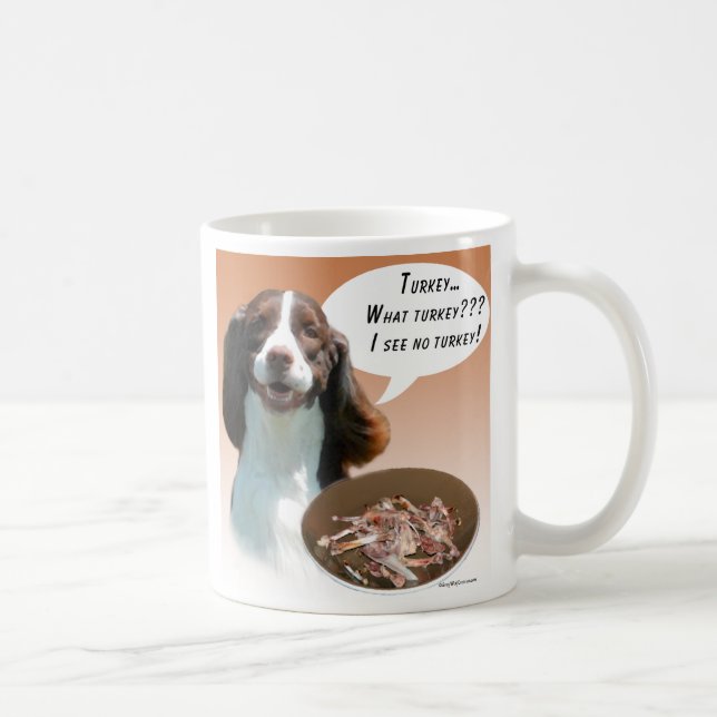 Englisch Springer Spanisch Türkei Kaffeetasse (Rechts)