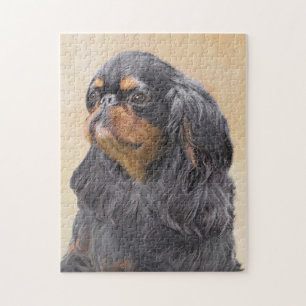 Englisch Toy Spanisch Malerei Original Animal Art