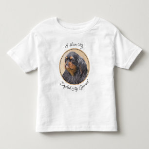 Englisch Toy Spanisch Malerei Original Animal Art Kleinkind T-shirt