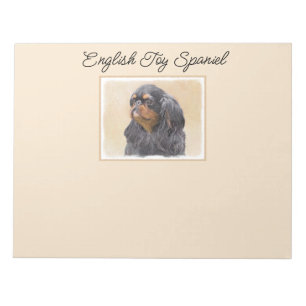 Englisch Toy Spanisch Malerei Original Animal Art Notizblock