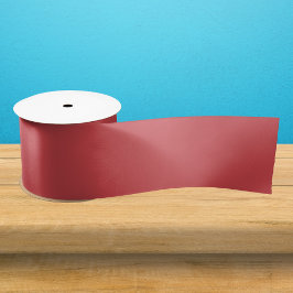 Englisch Vermillion Solid Color Satinband