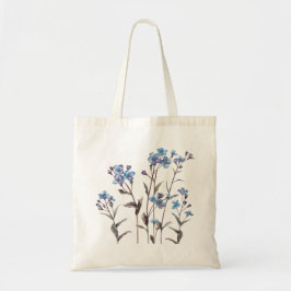 Englisch Wildblume Vergessen-Me-Not-Blume Totbeute Tragetasche