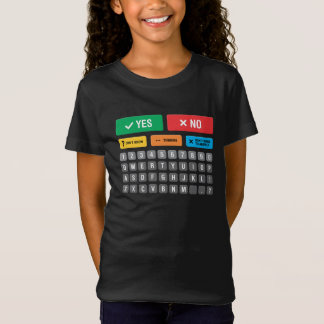 Englische Autismus AAC PECS Mitteilung zur Meldung T-Shirt