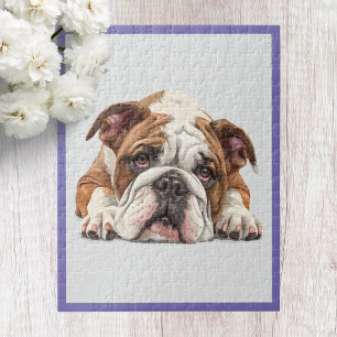 Englische Bulldogge-Jigsaw-Puzzle