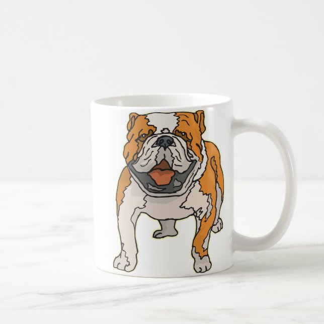 Englische Bulldogge Kaffeetasse (Rechts)