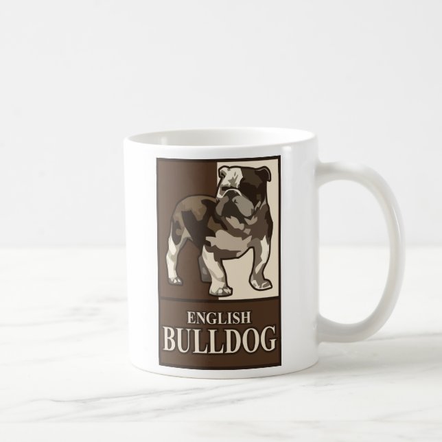 Englische Bulldogge Kaffeetasse (Rechts)
