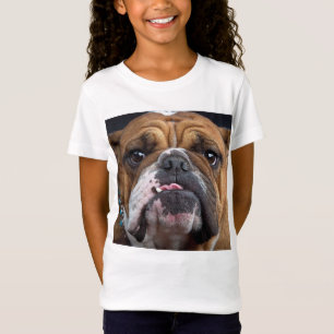 Englische Bulldogge Wurf Kissen T-Shirt