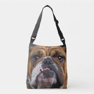Englische Bulldogge Wurf Kissen Tragetaschen Mit Langen Trägern