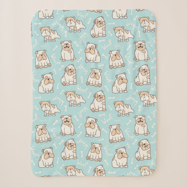 Englische Bulldoggen Sherpadecke (Vorderseite)