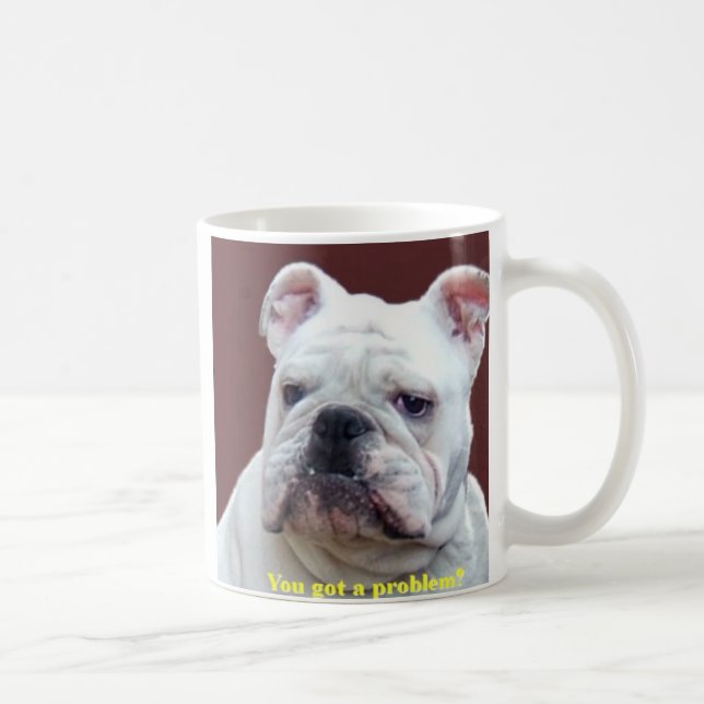 Englische Bulldoggen-Tasse Kaffeetasse (Rechts)