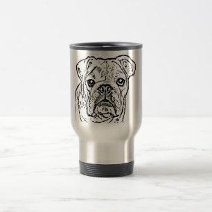 Englische Bulldoggen-Tasse Reisebecher