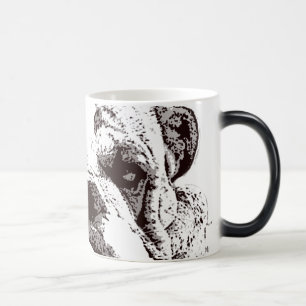 Englische Bulldoggen-Tasse Verwandlungstasse