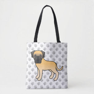 Englische Dogge Cartoon-Hund Tasche