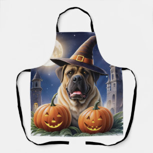 Englische Dogge Mastiff Halloween Schürze