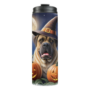 Englische Dogge Mastiff Halloween Thermosbecher