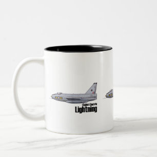 Englische elektrische Blitzgeräte-Tasse Zweifarbige Tasse
