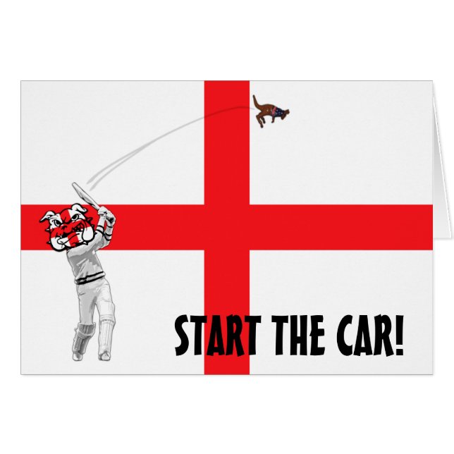Englische Flagge (Vorderseite (Horizontal))