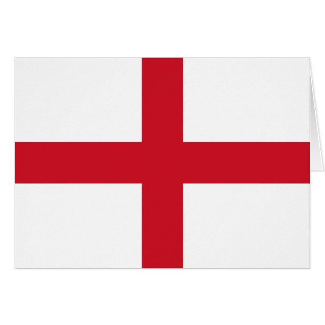 Englische Flagge (Vorderseite (Horizontal))