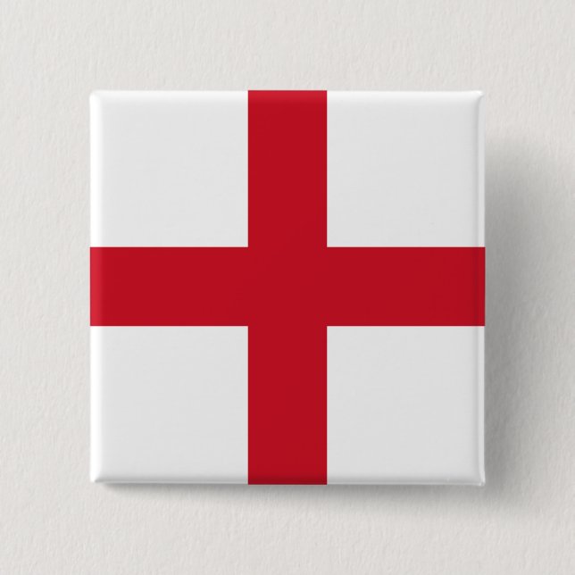Englische Flagge (England) Button (Vorderseite)