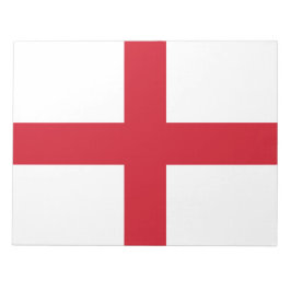 Englische Flagge (England) Notizblock