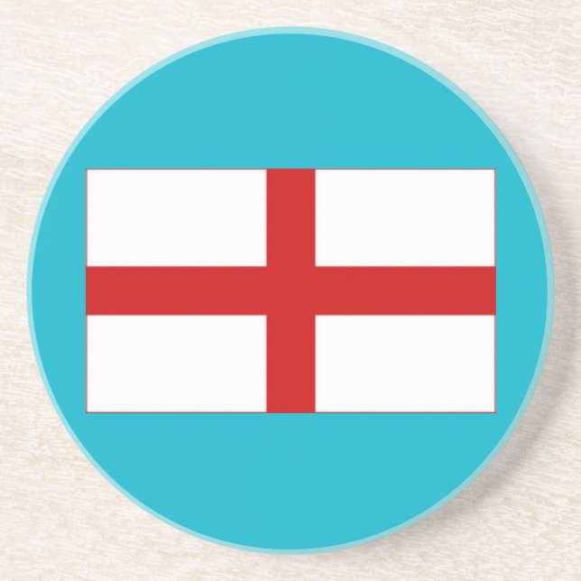 Englische Flagge Getränkeuntersetzer (Vorne)