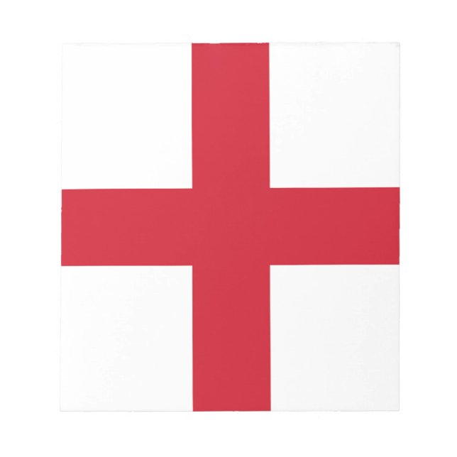 Englische Flagge Notizblock (Vorderseite)