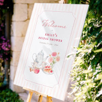 Englische Garten-Teeparty-Brautjunggesellinnenabsc